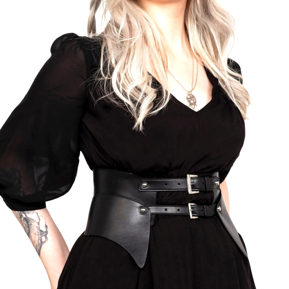 Disturbia Peplum Harness Belt s/m